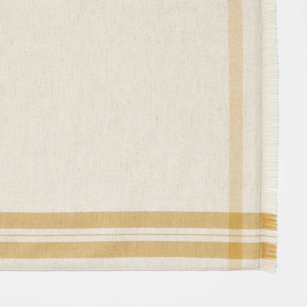 Threshold Studio McGee 2pk Basket Tan Plaid Placemats